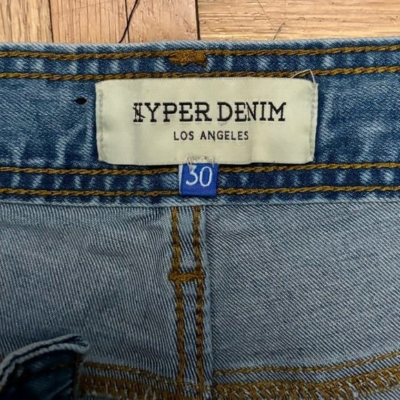 Hyper Denim Artsy Distressed Jeans Size 30 - Picture 9 of 10
